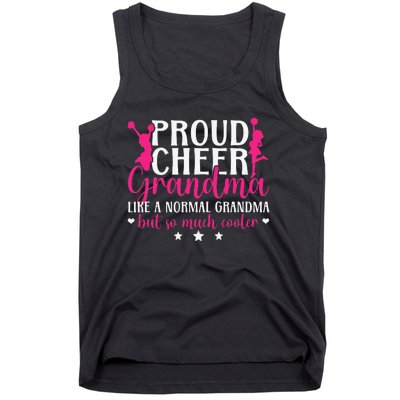 Proud Cheer Grandma Of A Cheerleader Grandmother Tank Top