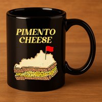 Pimento Cheese Golf 11oz C Handle Ceramic Mug