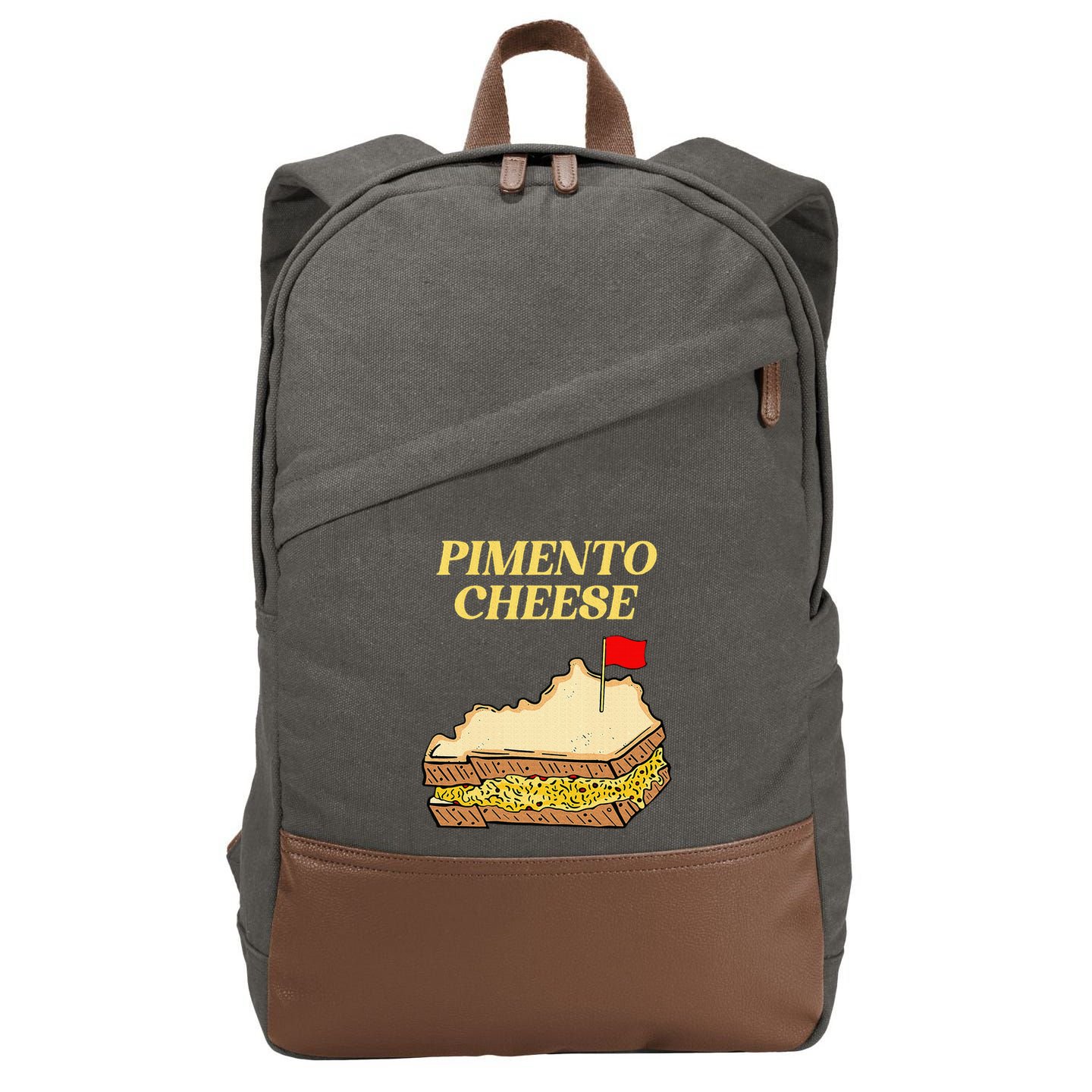 Pimento Cheese Golf Cotton Canvas Backpack