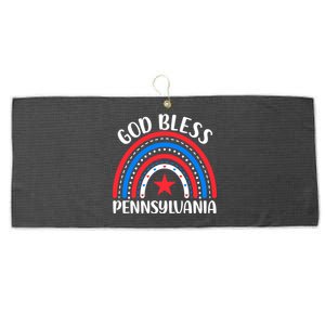 Pennsylvania Cool Gift I Love Pennsylvania Usa Gift Large Microfiber Waffle Golf Towel