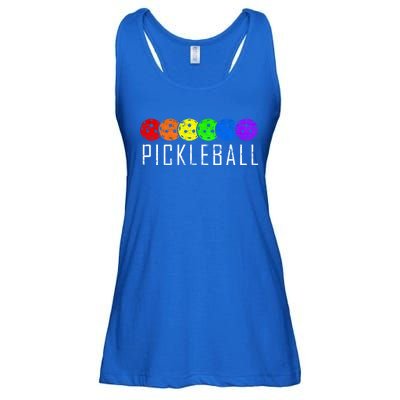 Pickleball Cool Gift Ladies Essential Flowy Tank