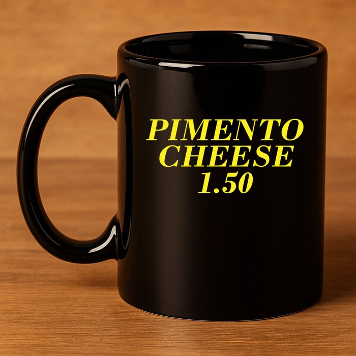 Pimento Cheese Golf Dad 11oz C Handle Ceramic Mug