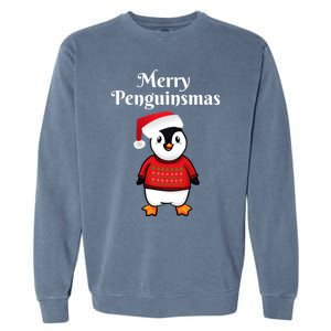 Penguin Christmas Gift Garment-Dyed Sweatshirt