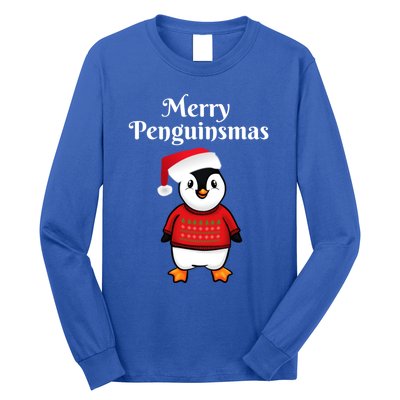 Penguin Christmas Gift Long Sleeve Shirt