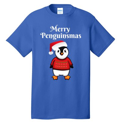 Penguin Christmas Gift Tall T-Shirt