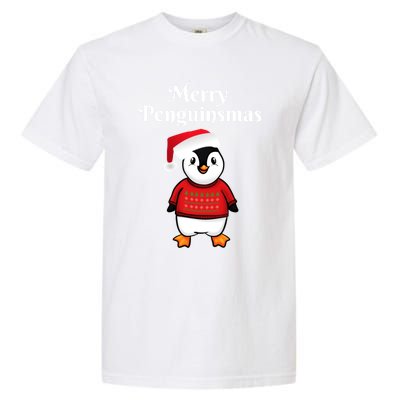 Penguin Christmas Gift Garment-Dyed Heavyweight T-Shirt