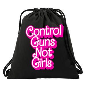 P.I.N.K Control Guns Not G.I.R.L.S Women Rights Feminist Drawstring Bag