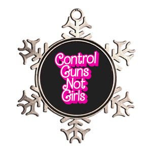 P.I.N.K Control Guns Not G.I.R.L.S Women Rights Feminist Metallic Star Ornament