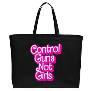 P.I.N.K Control Guns Not G.I.R.L.S Women Rights Feminist Cotton Canvas Jumbo Tote