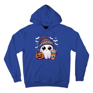 Pumpkin Cute Ghost Ing Coffee Meaningful Gift Hoodie