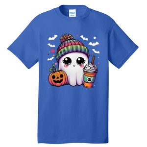 Pumpkin Cute Ghost Ing Coffee Meaningful Gift Tall T-Shirt