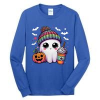 Pumpkin Cute Ghost Ing Coffee Meaningful Gift Tall Long Sleeve T-Shirt