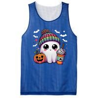 Pumpkin Cute Ghost Ing Coffee Meaningful Gift Mesh Reversible Basketball Jersey Tank