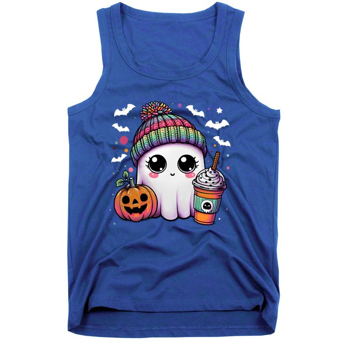 Pumpkin Cute Ghost Ing Coffee Meaningful Gift Tank Top