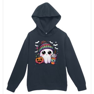 Pumpkin Cute Ghost Ing Coffee Meaningful Gift Urban Pullover Hoodie