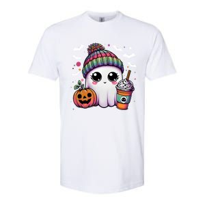 Pumpkin Cute Ghost Ing Coffee Meaningful Gift Softstyle CVC T-Shirt