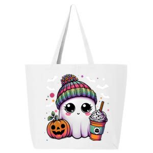 Pumpkin Cute Ghost Ing Coffee Meaningful Gift 25L Jumbo Tote