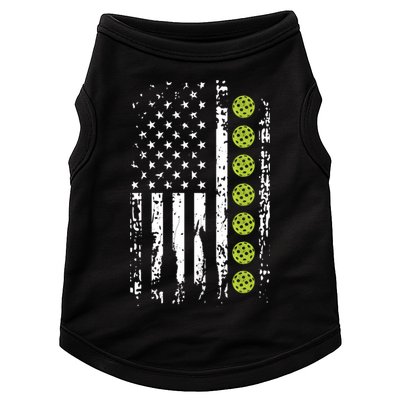 Pickleball Cool Gift American Flag Pickleball Player Gift Cute Gift Doggie Tank