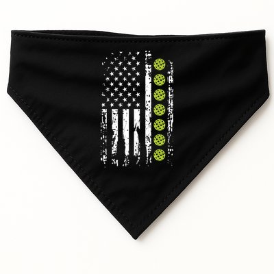 Pickleball Cool Gift American Flag Pickleball Player Gift Cute Gift USA-Made Doggie Bandana