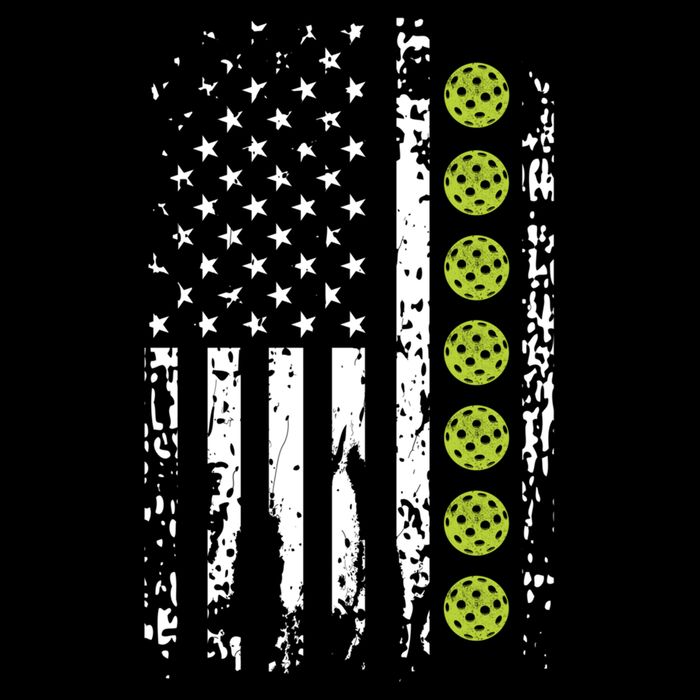 Pickleball Cool Gift American Flag Pickleball Player Gift Cute Gift Impact Tech Backpack