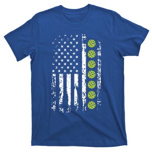 Pickleball Cool Gift American Flag Pickleball Player Gift Cute Gift T-Shirt