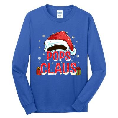 Pops Claus Group Funny Gift Matching Family Christmas Great Gift Tall Long Sleeve T-Shirt