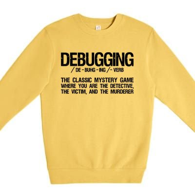 Programmer Coder Gift Developer Programming Software Engineer Gift Premium Crewneck Sweatshirt