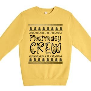 Pharmacy Christmas Gift For Pharmacy Tech Pharmacy Crew Cute Gift Premium Crewneck Sweatshirt