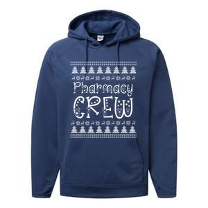 Pharmacy Christmas Gift For Pharmacy Tech Pharmacy Crew Cute Gift Performance Fleece Hoodie