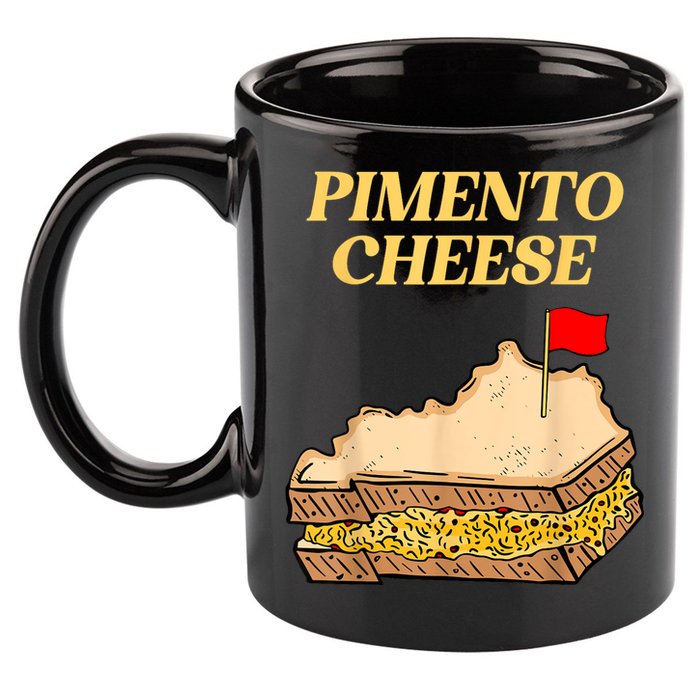 Pimento Cheese Golf 11oz C Handle Ceramic Mug