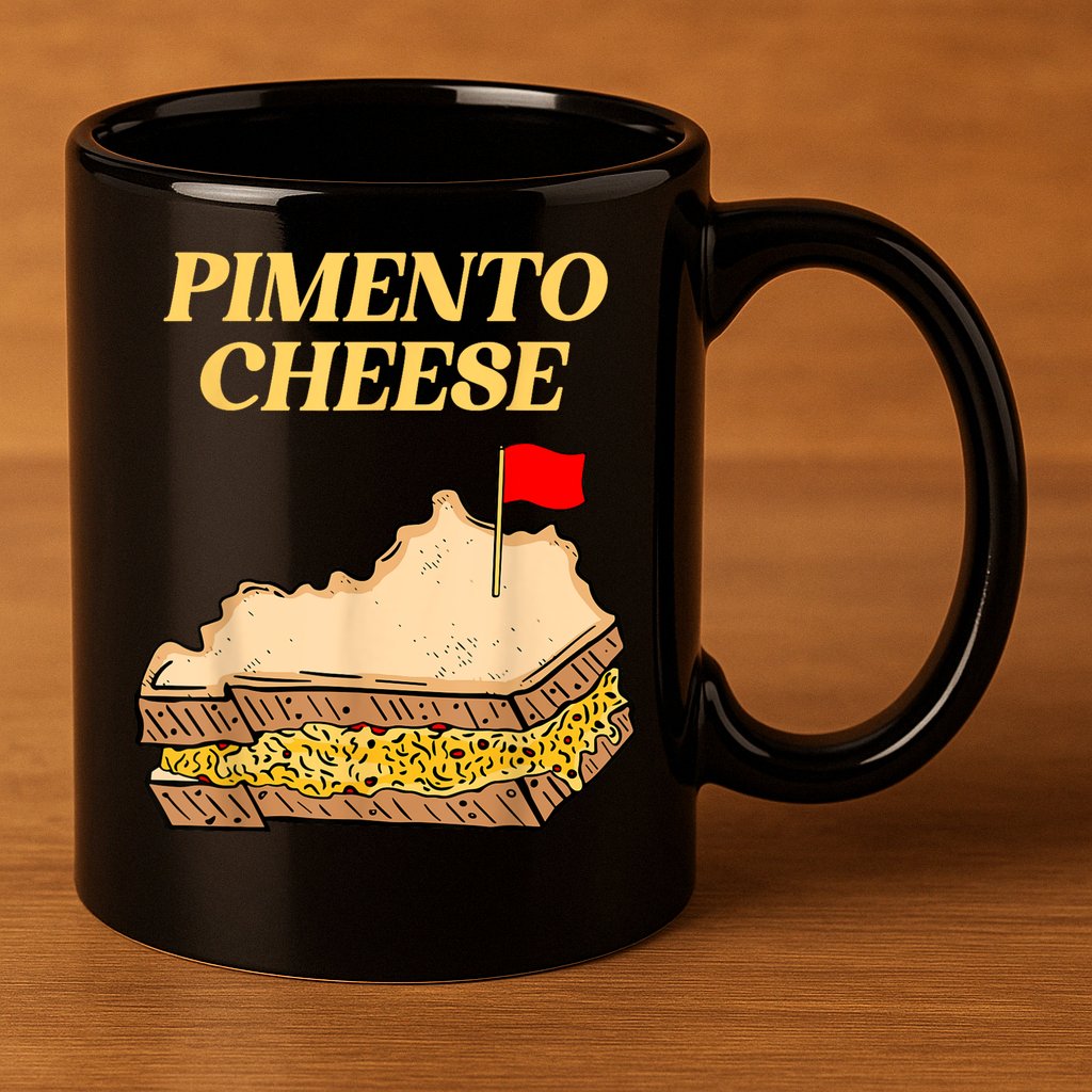 Pimento Cheese Golf 11oz C Handle Ceramic Mug