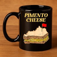 Pimento Cheese Golf 11oz C Handle Ceramic Mug
