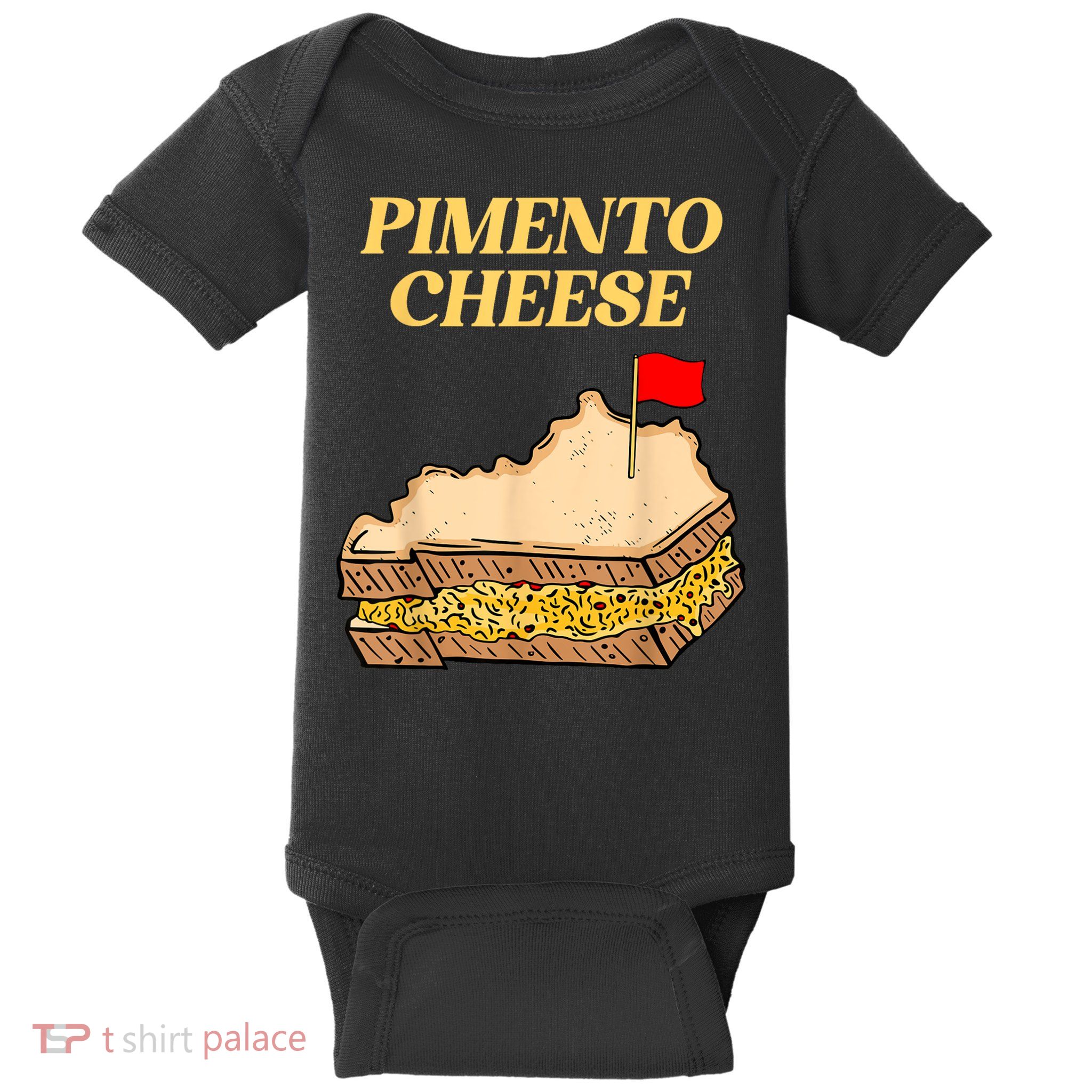 Pimento Cheese Golf Baby Bodysuit