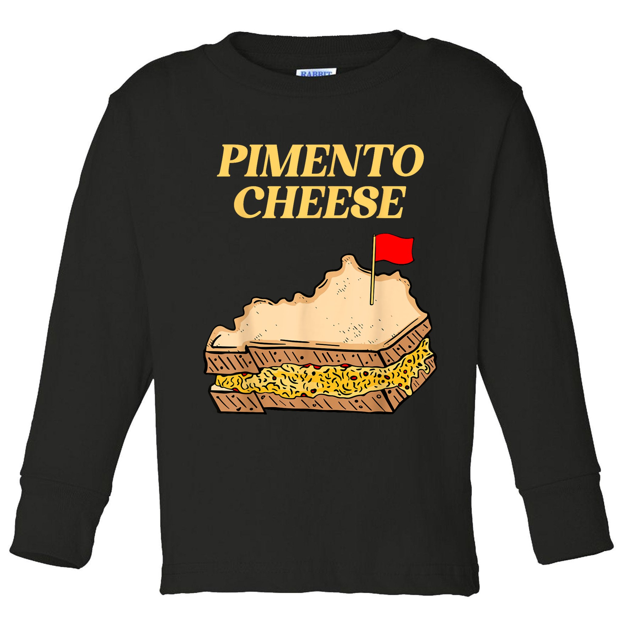 Pimento Cheese Golf Toddler Long Sleeve Shirt