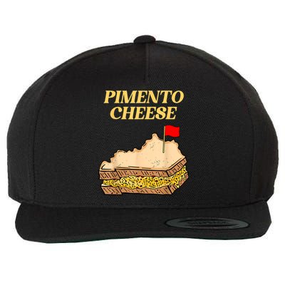 Pimento Cheese Golf Wool Snapback Cap