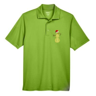 Pickleball Christmas Gift Funny Pickleball Snow Gift Great Gift Men's Origin Performance Piqué Polo