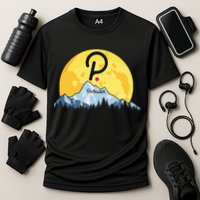 Polkadot Crypto Giant Moon Coin Dot Logo Cryptocurrency Cooling Performance Crew T-Shirt