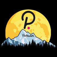 Polkadot Crypto Giant Moon Coin Dot Logo Cryptocurrency Cooling Performance Crew T-Shirt