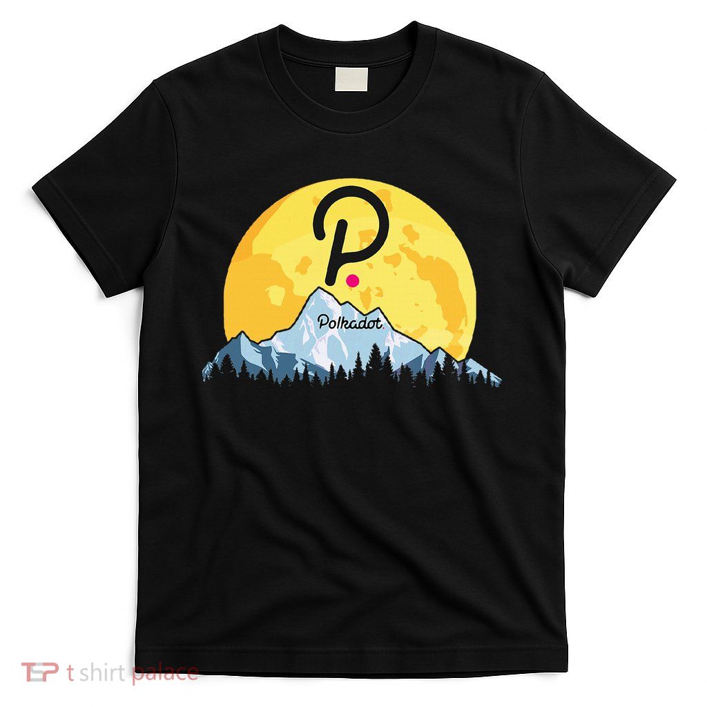 Polkadot Crypto Giant Moon Coin Dot Logo Cryptocurrency T-Shirt