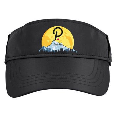 Polkadot Crypto Giant Moon Coin Dot Logo Cryptocurrency Adult Drive Performance Visor