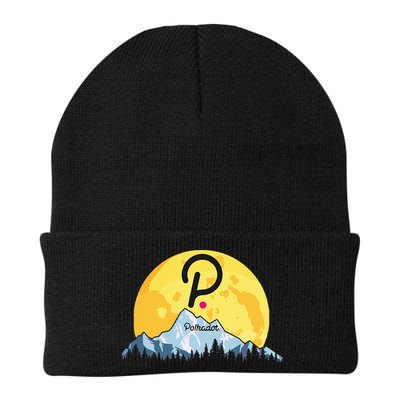 Polkadot Crypto Giant Moon Coin Dot Logo Cryptocurrency Beanie