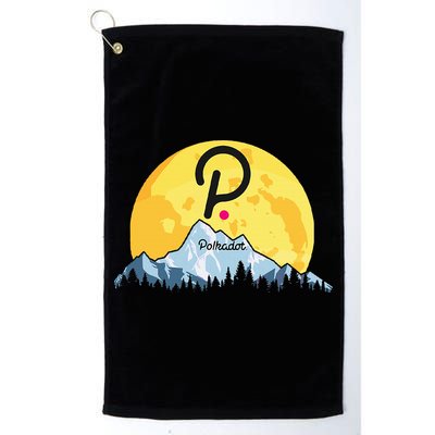 Polkadot Crypto Giant Moon Coin Dot Logo Cryptocurrency Golf Towel