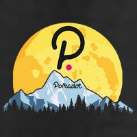 Polkadot Crypto Giant Moon Coin Dot Logo Cryptocurrency Golf Towel