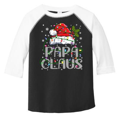 Papa Claus Gift For Christmas Lights Toddler Fine Jersey T-Shirt
