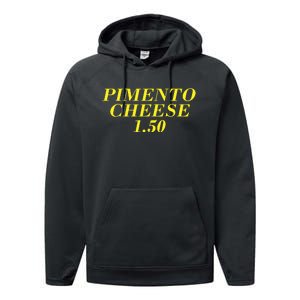 Pimento Cheese Golf Dad Performance Fleece Hoodie