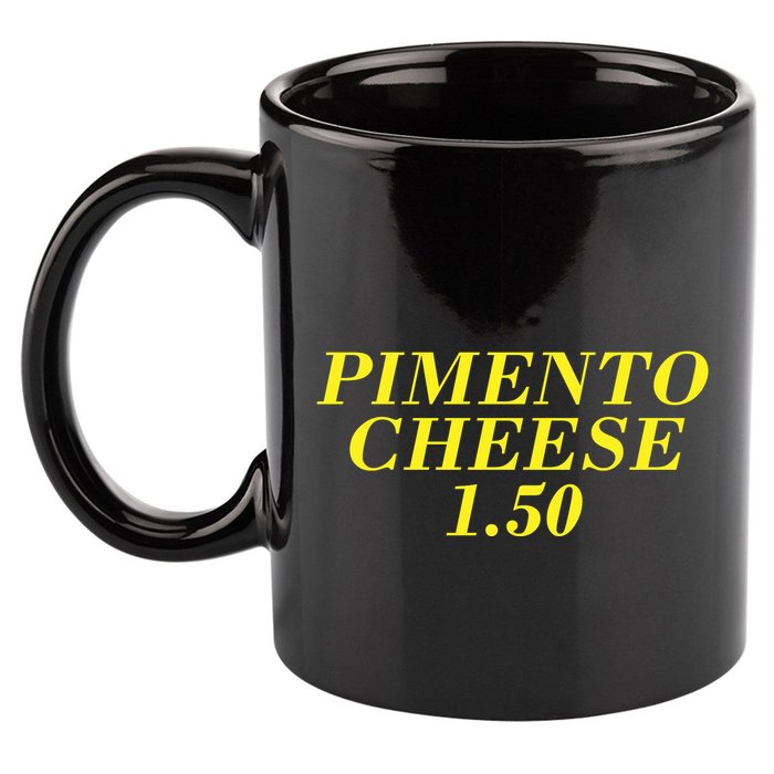 Pimento Cheese Golf Dad 11oz C Handle Ceramic Mug