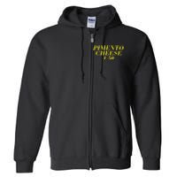 Pimento Cheese Golf Dad Full Zip Hoodie