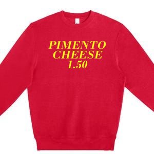 Pimento Cheese Golf Dad Premium Crewneck Sweatshirt