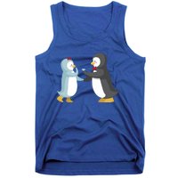 Penguin Couples Gift Wedding Anniversary Valentines Him Her Gift Tank Top