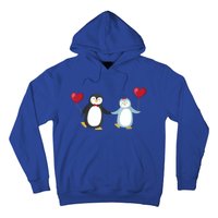 Penguin Couples Gift Wedding Anniversary Valentines Him Her Cute Gift Hoodie